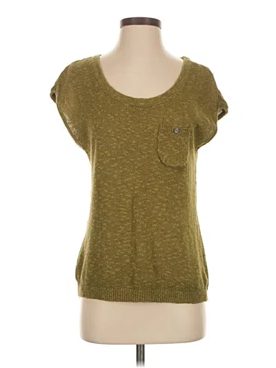 Pre-owned Ann Taylor Loft Sweater Vest In Green