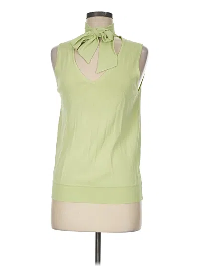 Pre-owned Ann Taylor Loft Sweater Vest In Green