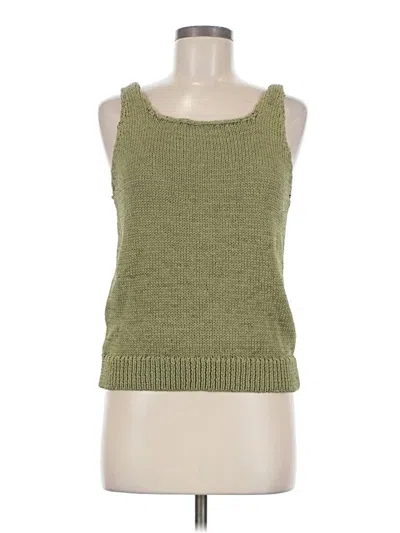 Pre-owned Ann Taylor Loft Sweater Vest In Green