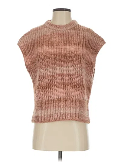 Pre-owned Ann Taylor Loft Sweater Vest In Pink