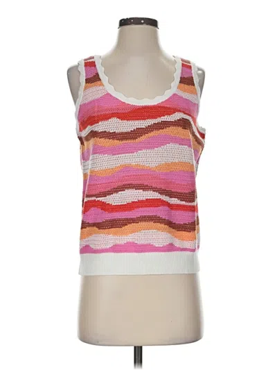 Pre-owned Ann Taylor Loft Sweater Vest In Pink