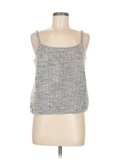 Pre-owned Ann Taylor Loft Sweater Vest In Silver