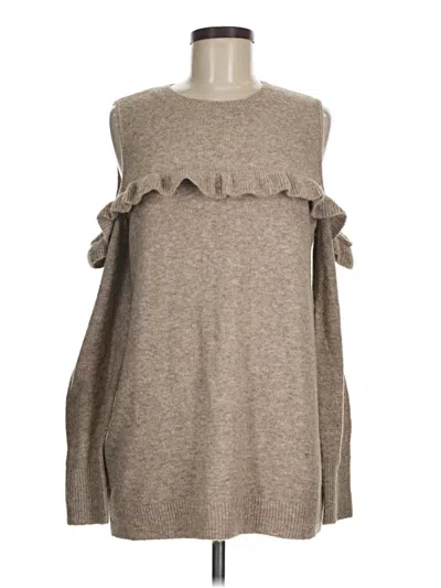 Pre-owned Ann Taylor Loft Sweater Vest In Tan
