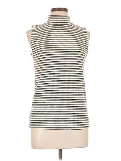 Pre-owned Ann Taylor Loft Sweater Vest In White