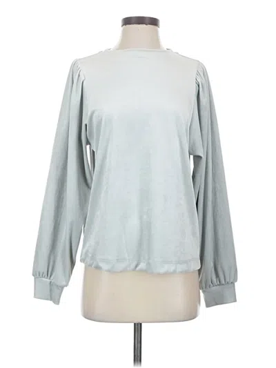 Pre-owned Ann Taylor Loft Sweatshirt In Blue