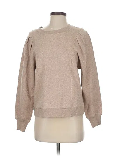 Pre-owned Ann Taylor Loft Sweatshirt In Brown