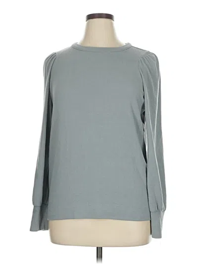 Pre-owned Ann Taylor Loft Sweatshirt In Gray