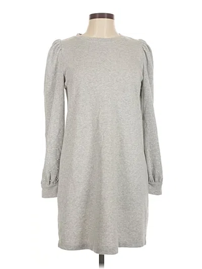 Pre-owned Ann Taylor Loft Sweatshirt In Gray