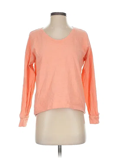 Pre-owned Ann Taylor Loft Sweatshirt In Orange