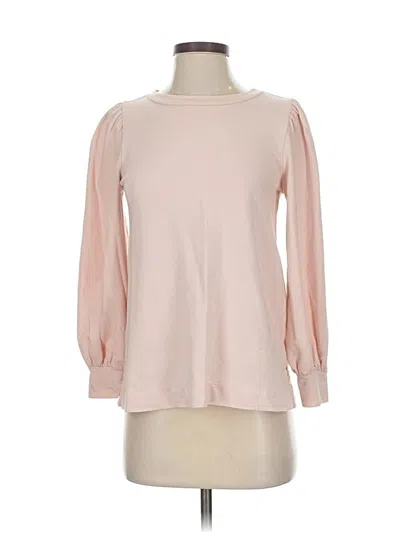 Pre-owned Ann Taylor Loft Sweatshirt In Pink
