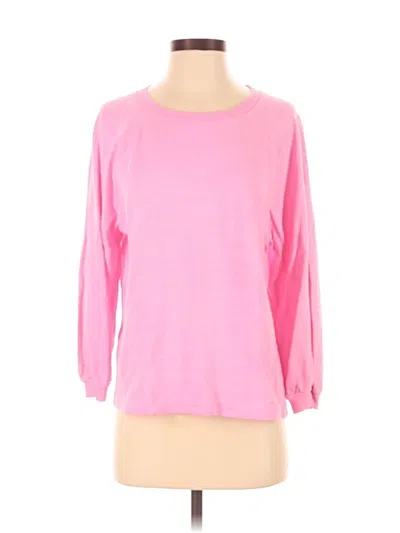 Pre-owned Ann Taylor Loft Sweatshirt In Pink