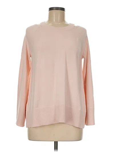 Pre-owned Ann Taylor Loft Sweatshirt In Pink