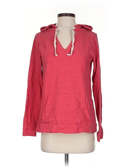 Pre-owned Ann Taylor Loft Sweatshirt In Red