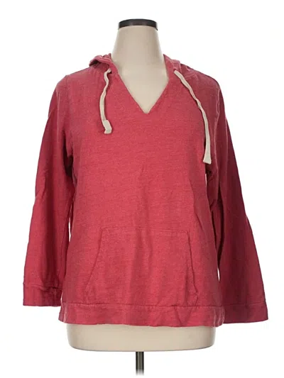 Pre-owned Ann Taylor Loft Sweatshirt In Red