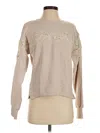 Ann Taylor Loft Sweatshirt In Tan