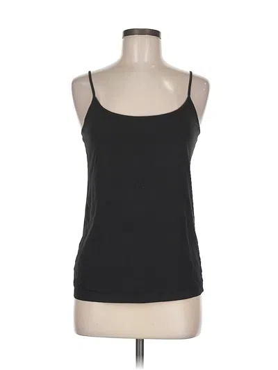 Pre-owned Ann Taylor Loft Tank Top Black Halter Neckline Tops