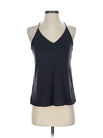 Pre-owned Ann Taylor Loft Tank Top Black Halter Neckline Tops