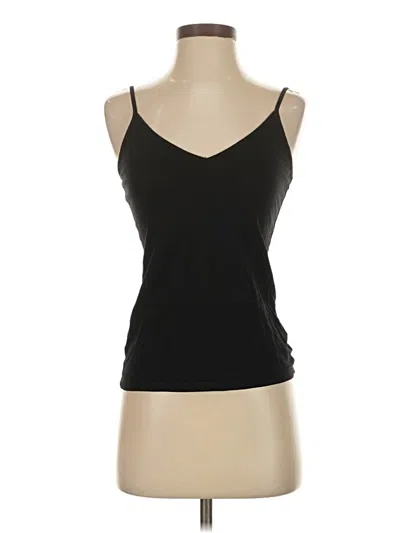 Pre-owned Ann Taylor Loft Tank Top Black Halter Neckline Tops