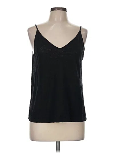 Pre-owned Ann Taylor Loft Tank Top Black Halter Neckline Tops