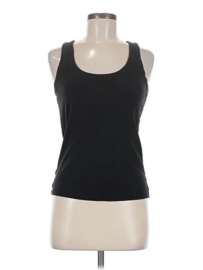 Pre-owned Ann Taylor Loft Tank Top Black Halter Neckline Tops