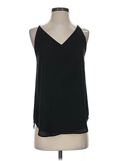 Pre-owned Ann Taylor Loft Tank Top Black Halter Neckline Tops