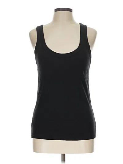 Pre-owned Ann Taylor Loft Tank Top Black Halter Neckline Tops