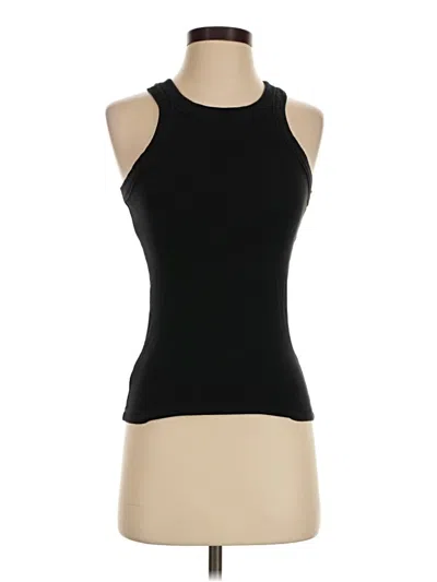 Pre-owned Ann Taylor Loft Tank Top Black Halter Neckline Tops