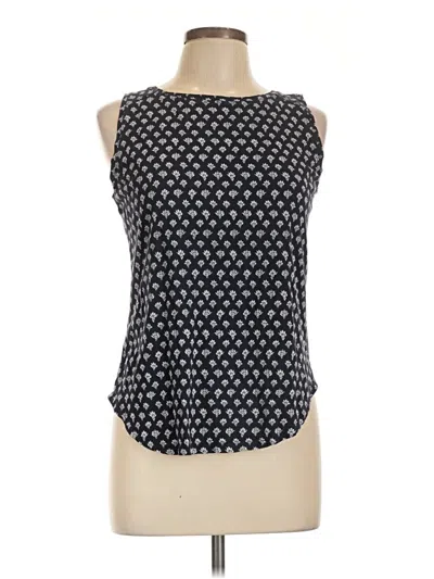 Pre-owned Ann Taylor Loft Tank Top Black Halter Neckline Tops