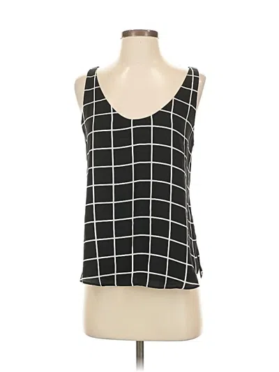 Pre-owned Ann Taylor Loft Tank Top Black Square Neckline Tops