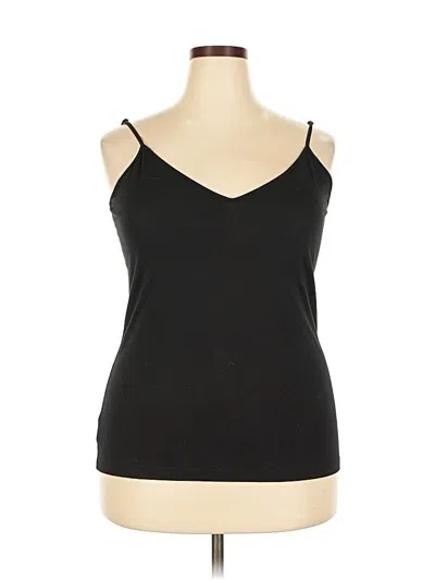 Pre-owned Ann Taylor Loft Tank Top Black Strapless Neckline Tops