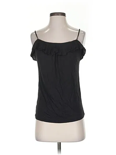 Pre-owned Ann Taylor Loft Tank Top Black Strapless Neckline Tops