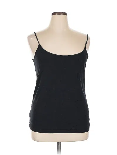 Pre-owned Ann Taylor Loft Tank Top Black Strapless Neckline Tops