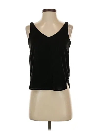 Pre-owned Ann Taylor Loft Tank Top Black Strapless Neckline Tops