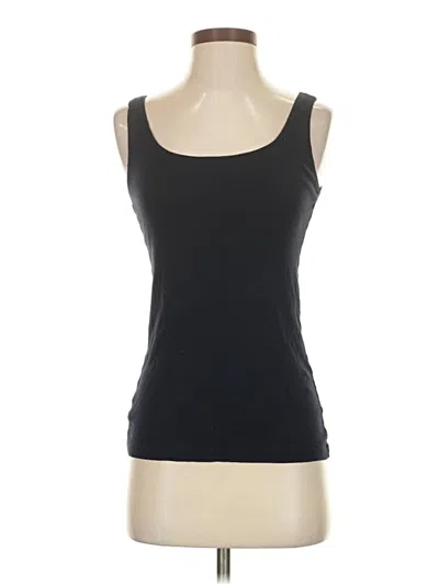 Pre-owned Ann Taylor Loft Tank Top Black Strapless Neckline Tops