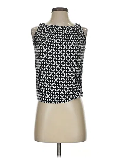 Pre-owned Ann Taylor Loft Tank Top Black Strapless Neckline Tops