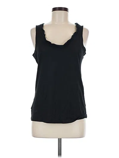 Pre-owned Ann Taylor Loft Tank Top Black Strapless Neckline Tops