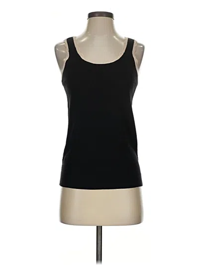 Pre-owned Ann Taylor Loft Tank Top Black Strapless Neckline Tops