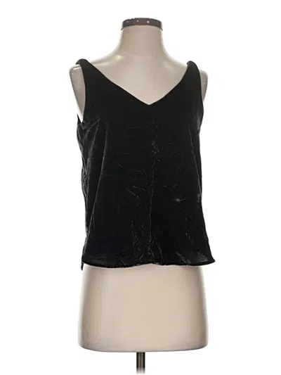 Pre-owned Ann Taylor Loft Tank Top Black Strapless Neckline Tops