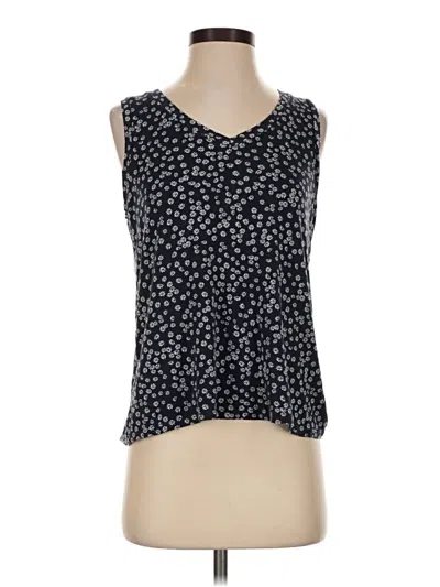 Pre-owned Ann Taylor Loft Tank Top Black Strapless Neckline Tops