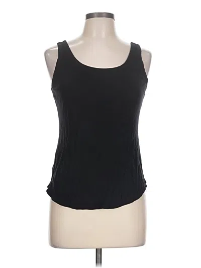 Pre-owned Ann Taylor Loft Tank Top Black Strapless Neckline Tops