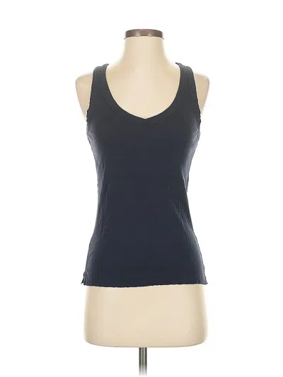 Pre-owned Ann Taylor Loft Tank Top Blue Halter Neckline Tops