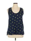 Ann Taylor Loft Tank Top Blue Halter Neckline Tops In Blue