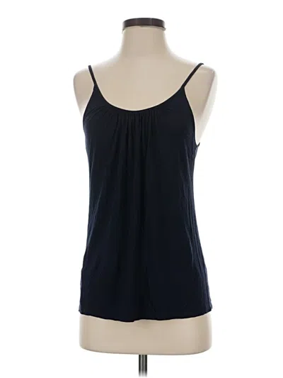 Pre-owned Ann Taylor Loft Tank Top Blue Halter Neckline Tops
