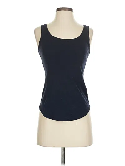 Pre-owned Ann Taylor Loft Tank Top Blue Strapless Neckline Tops