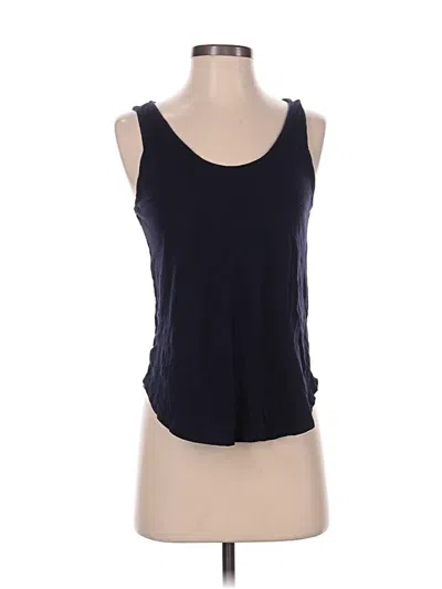 Pre-owned Ann Taylor Loft Tank Top Blue Strapless Neckline Tops