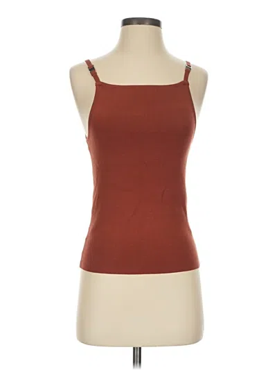 Ann Taylor Loft Tank Top Brown Strapless Neckline Tops