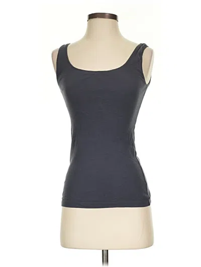 Pre-owned Ann Taylor Loft Tank Top Gray Strapless Neckline Tops