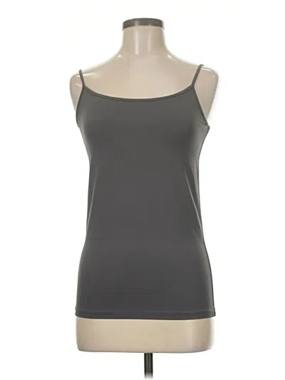 Pre-owned Ann Taylor Loft Tank Top Gray Strapless Neckline Tops