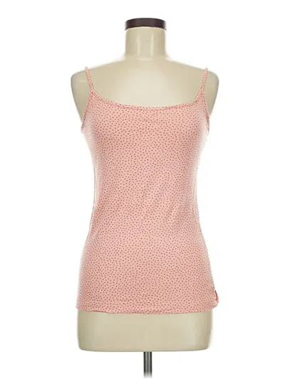 Pre-owned Ann Taylor Loft Tank Top Pink Sweetheart Neckline Tops