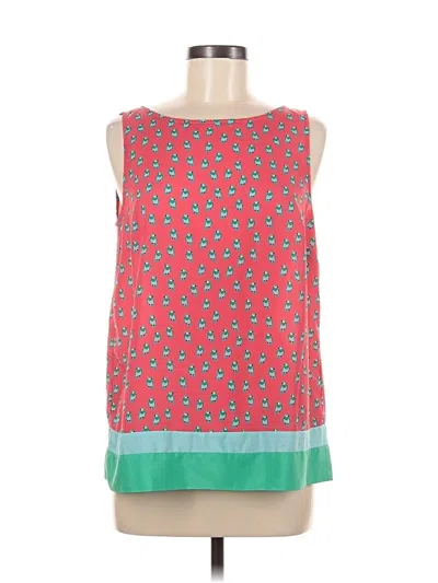 Pre-owned Ann Taylor Loft Tank Top Red Square Neckline Tops